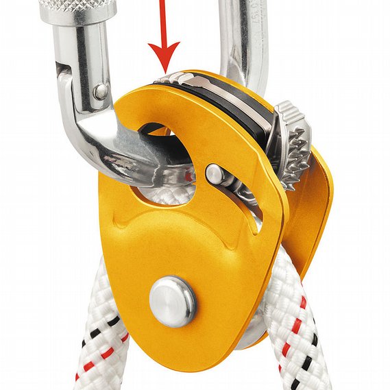 Block Micro Traxion Pulley Ropeclamp, Petzl 2