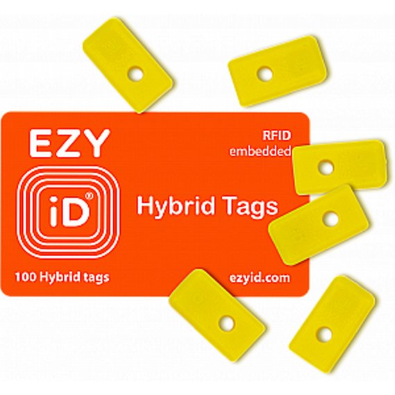 EZYiD-Moulded tag-100st