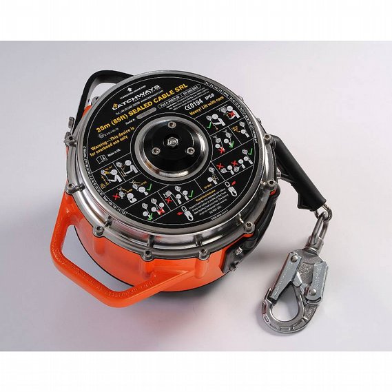 Fallskyddsblock 25m Sealed SRL, SS,EU, MSA