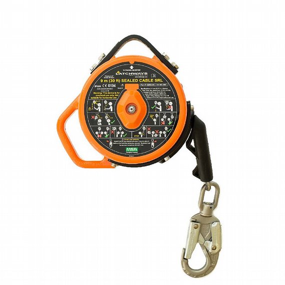 Fallskyddsblock 9m Sealed SRL, SS, UK, MSA