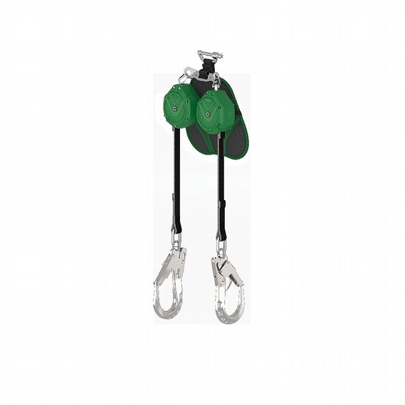Fallskyddsblock V-SHOCK dge, 2,5m, Dubbelblock, MSA