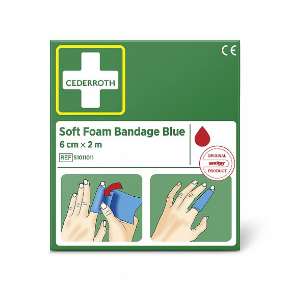 Food Handling Soft Foam Bandage, Cederroth