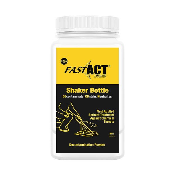Shaker bottle, Dekontaminering, Fastact