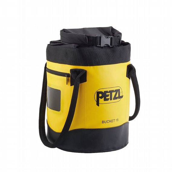 Utrustningsvska Bucket, gul 15 L, Petzl