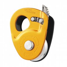Block Micro Traxion Pulley Ropeclamp, Petzl